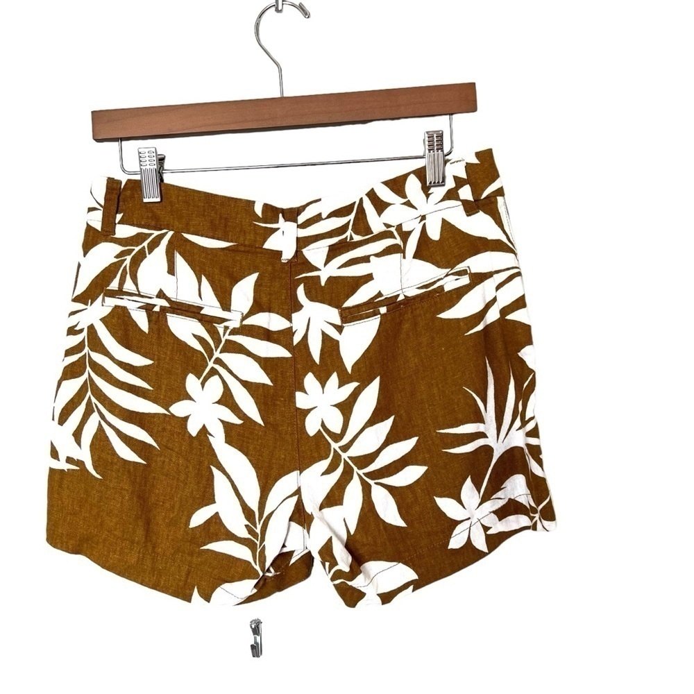 Old Navy Linen Blend 4" Shorts Size 4 - Picture 4 of 9